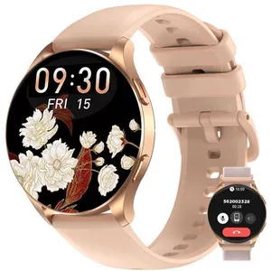 Blackview Montre Connectée Femme avec Appel Bluetooth 5.3, IP68/SpO2/Fréquence Cardiaque/Sommeil/Podomètre pour iOS Android OrVendu parcdiscount