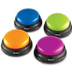 Jeu de 4 Buzzers - LEARNING RESOURCES - Ludiques et colorés - Pour enfants pas cher