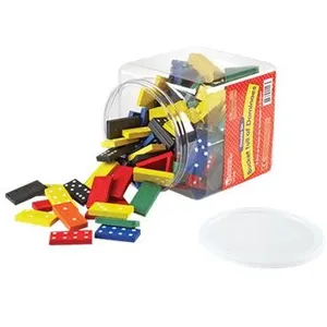 Learning Resources - Double-Six Dominoes - jeu de tuiles - 168 pièces pas cher