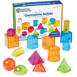 Learning Resources View-Thru® Geometric Solids (Set van 14) - 3+ pas cher
