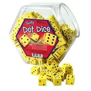 Learning Resources Dés a points souples (jeu de 200) pas cher