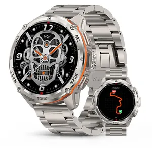 Montre Connectée homme SmartWatch Sport GPS KOSPET T3 Ultra 1.43" Tracker d'Activit Android iOS Samsung Xiaomi Iphone (2 Bandes)Vendu parcdiscount