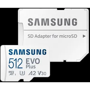 Carte mémoire MICRO SDXC Samsung Evo Plus 512 Go UHS-I, V30 A2 Applica... pas cher