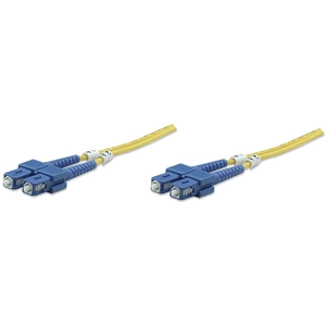 Fiber optic cable sc à sc 9 125 monomode 3,0 mt intellinet 470629 pas cher