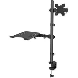 Manhattan MH Desktop Combo Mount with Monitor Arm and Laptop Stand pas cher
