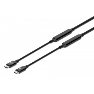 Manhattan 355971 USB-kabel 5 m USB 3.2 Gen 2 (3.1 Gen 2) USB C Zwart pas cher