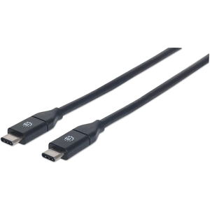 Câble USB 3.1 C Manhattan - 1 m - Noir pas cher