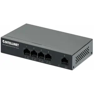 Intellinet Switch 561792 Gigabit Ethernet (10/100/1000) Poe Black pas cher