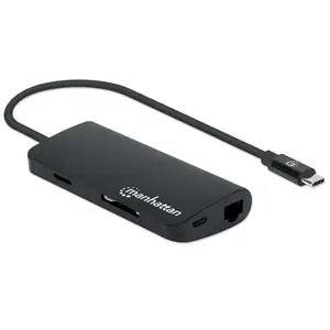 Manhattan Adaptateur USB -C 3.2 Gen 1,HDMI,USB,USB-C-PDSD (USB-C, 5 Po... pas cher