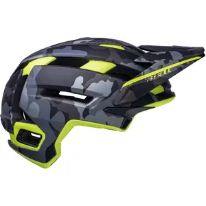 Bell Bike Unisexe - Adulte Super Air Spherical Casque de vélo Mat Camo/Hi-Viz, M pas cher