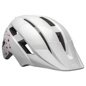 Bell Casque de vélo unisexe pour jeunes Sidetrack Ii White Stars, taille unique pas cher