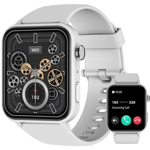 IOWODO Montre Connectée Homme Femme 1.83" Écran Smartwatch Appel Bluetooth 100 modes Sport IP68 pour iOS Android Samsung IphoneVendu parcdiscount