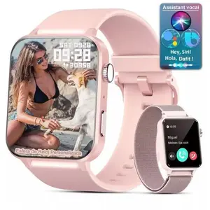 IOWODO R3PRO Montre Connectée Intelligente Femme Homme Smartwatch Blue...Vendu parcdiscount