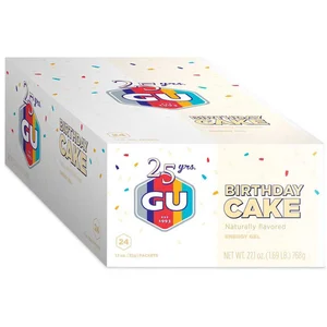 Gu Boîte De Gels énergétiques Gâteau D´anniversaire 32g 24 Unités pas cher