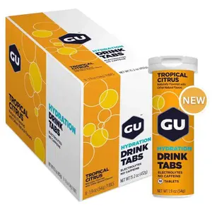 Gu Boîte De Comprimés D´hydratation Exotique Agrumes 8 Unités pas cher