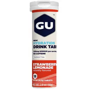 Gu Boîte De Comprimés Hydration Limonade à La Fraise 10 Unités pas cher