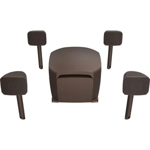 Enceintes d'extérieur Klipsch Courtyard 4.1 Marron Mat pas cher
