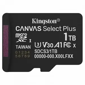Kingston Canvas Select Plus micSDXC 1TB Gen3 (1000 Go, microSDXC, U3, ...