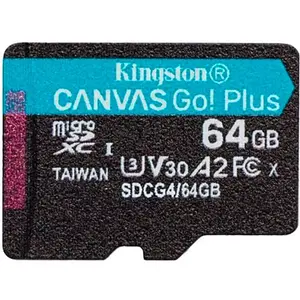 Comparateur de prix : Kingston Technology MicroSD 64GB U3 V30 A2 200MB/s Canvas Go Plus