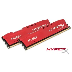 HYPERX FURY - Mémoire PC RAM - 8Go (2x4Go) - 1600MHz - DDR3 - CAS10 (HX316C10FRK2/8) pas cher