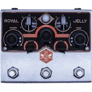 Beetronics Royal Jelly Black Overdrive / Fuzz blender effectpedaal pas cher