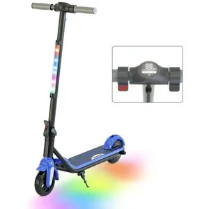 TENBOOM YEE GOO-Trottinette Electrique Enfants Pliable-Moteur 150W-Batterie 21.6V 2.6A-Autonomie 5-8km-Vitesse Max 12km/h - Bleu pas cher