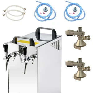ich-zapfe Complete set - Biertap - Kontakt 40/K 2-kraans, 50 liter/u - met Fustkoppeling Type A, Type G - Beertender, Thuistap, Bierkoeler pas cher