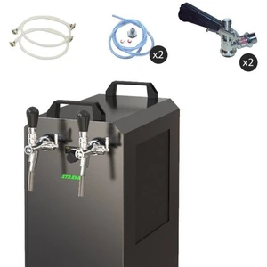ich-zapfe Complete set - Biertap STREAM 80K met luchtpomp bierkist, st... pas cher