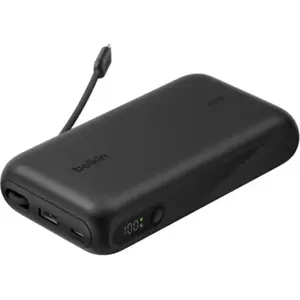 Batterie externe BELKIN 20K 45W cable intégré Noir pas cher