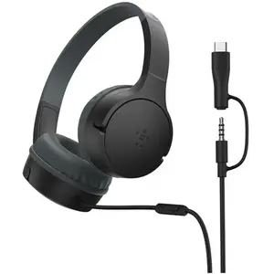 Belkin SoundForm kabelgeb.On-Ear Kopfhörer f.Kinder,sw.AUD010hqBK pas cher