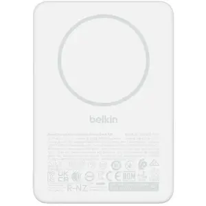 Belkin Boostcharge Slim magnétique Po (10000 mAh, 7.50 W), Chargeur de secours, Blanc pas cher