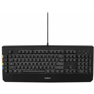 Belkin 2-4-8 PORT KVM SÉCURISÉ (DE, Filaire), Clavier, Noir