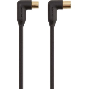 BELKIN - Câble Coax M/F Angle 2 m - Digital Video 90dB pas cher