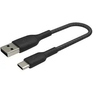 Comparateur de prix : Belkin BOOST CHARGE - Câble USB - 24 pin USB-C (M) pour USB (M) - 15 cm - noir