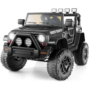 CAROMA Voiture électrique enfant 12V à 3 vitesses, 2 moteur, MP3/Bluet...Vendu parcdiscount