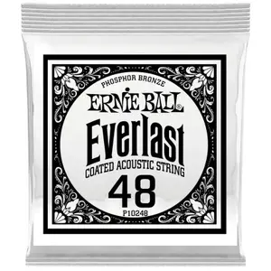 Ernie Ball Ernie Ball - 10248 - Everlast Coated Phosphor Bronze 48 - Corde De Guitare Acoustique - Unité pas cher