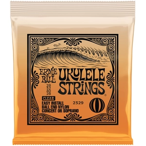 Ernie Ball Concert/Soprano Nylon Ball End Ukulele Strings Clear pas cher