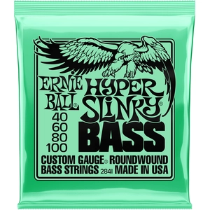 Ernie Ball 2841 - Jeu cordes basse électrique Hyper Slinky - 40-100 pas cher