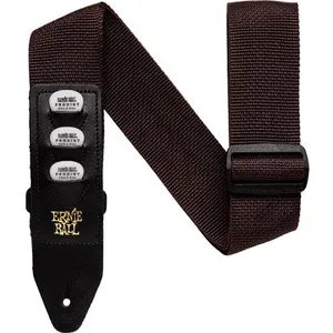 Ernie Ball 4250 - Sangle pickholder marron