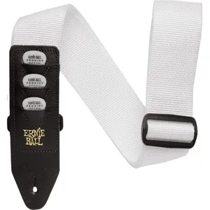 Ernie Ball 4259 - Sangle pickholder blanche