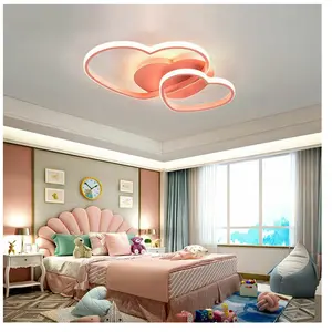 GOJOY 42W led acrylique en forme de coeur plafonnier dimmable plafonnier avec télécommande pas cher