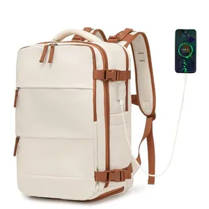 Kono Sac à Dos de Voyage 42x30x20 cm - 25L Bagage Cabine pour Avion, S... pas cher