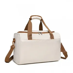 Kono Sac de Voyage Ryanair 40x20x25cm Léger Sac Cabine à Main avec Bandoulière 20L Sac Crème pas cher