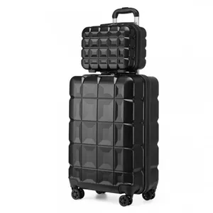 Kono Set de 2 Valises de Voyage 54cm Bagages a Cabine Rigide Trolley a... pas cher