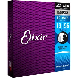 Comparateur de prix : JEU DE CORDES GUITARE ELIXIR POLYWEB B 11100 M
