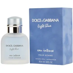 D&G Dolce & Gabbana Light Blue Intense Pour Homme Eau de Parfum Intense 50 ml pas cher