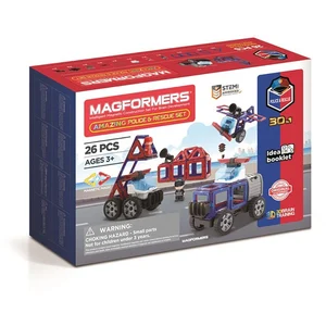 Magformers Incroyable Set De Sauvetage De La Police (3069) Jeu De Cons... pas cher