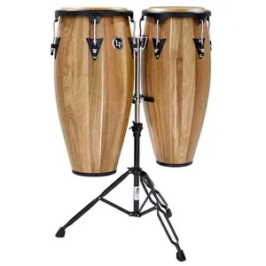 Latin Percussion LPA646-SW Aspire Walnut conga Set 10+11 sur stand