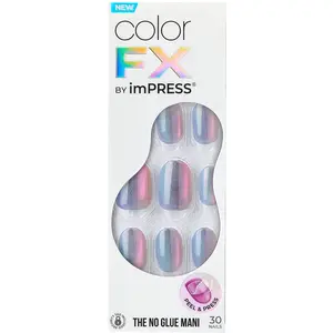 KISS, Nail art + faux ongles, Self-Adhesive Nails Impress Color Fx Fly Up - 30 Pieces pas cher
