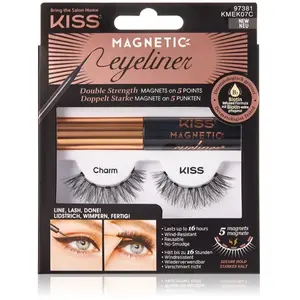 Kit eyeliner/faux-cils KISS Magnetic (diverses options) - Option :Charm pas cher
